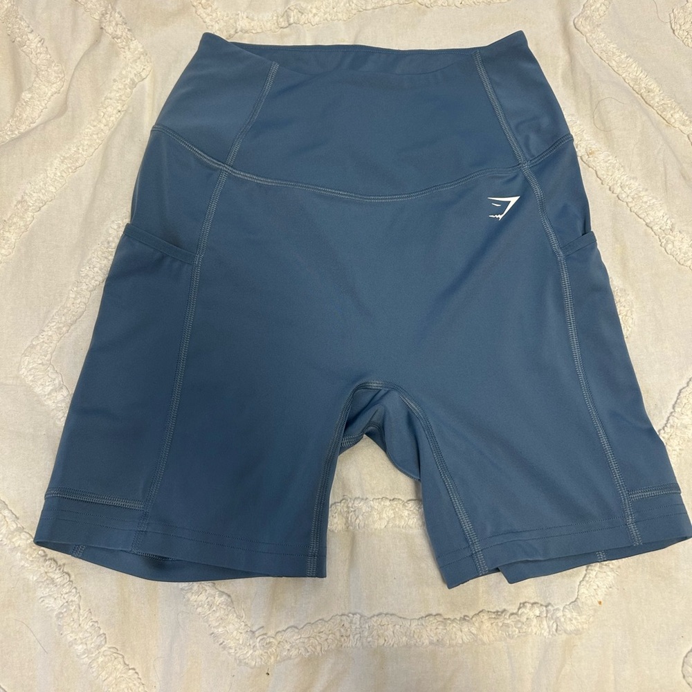 Gymshark Blue Shorts with Pockets